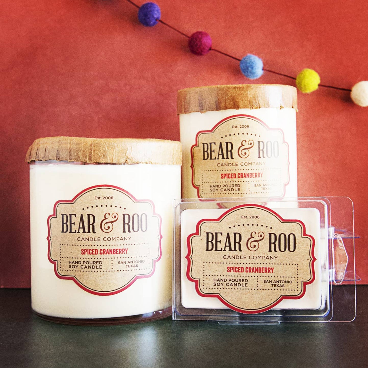 Spiced Cranberry Candles & Wax Melts
