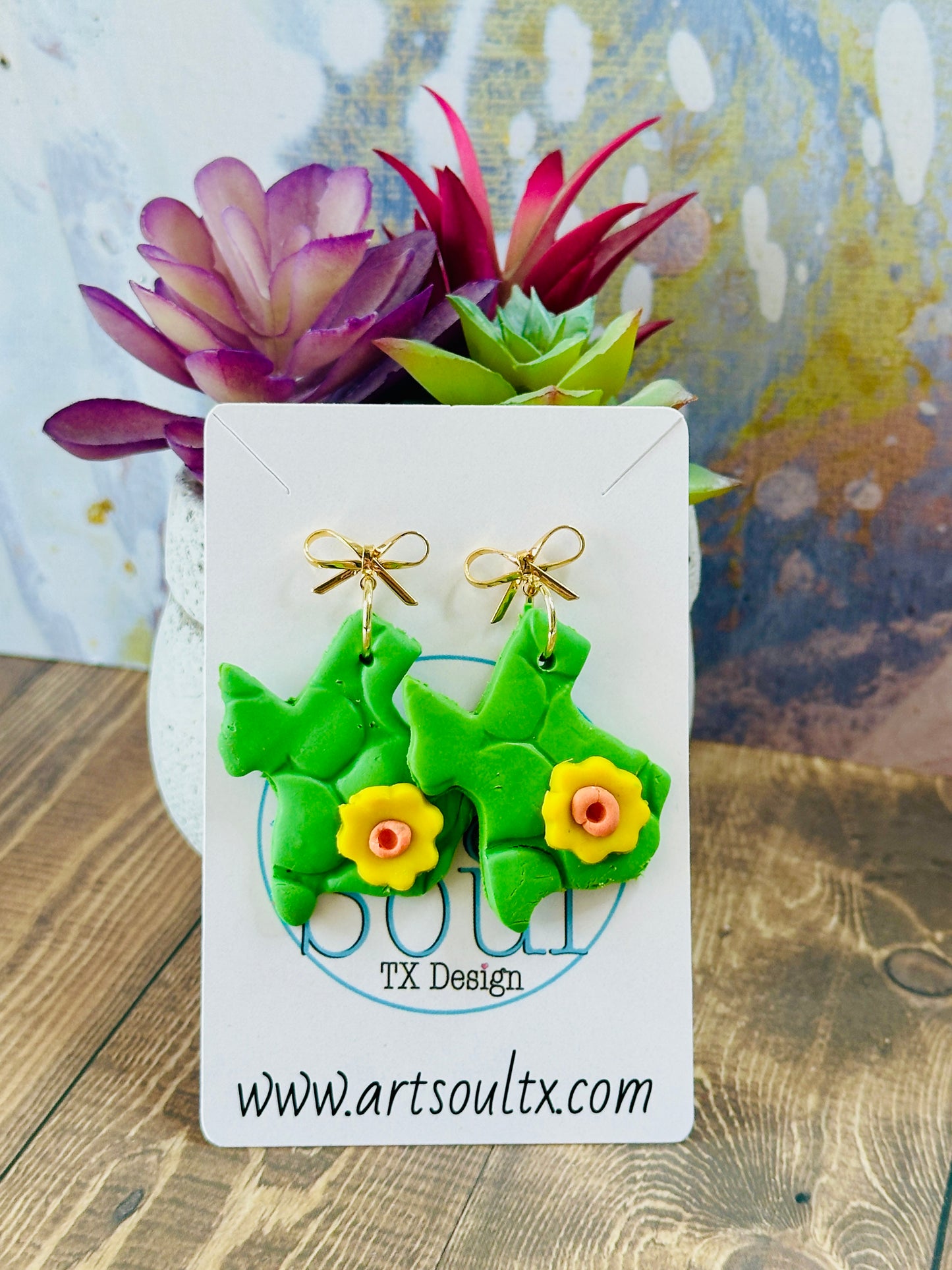 Texas Cactus Earrings