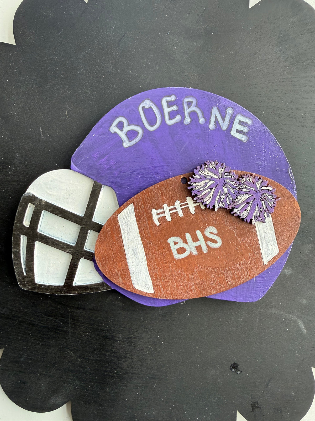 Boerne football helmet