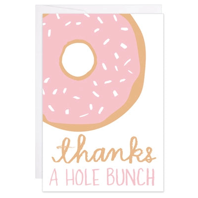 Mini Cards- Thanks a hole bunch