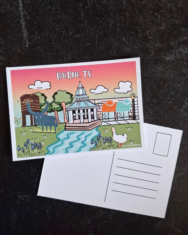 Mini Postcard - Welcome to Boerne