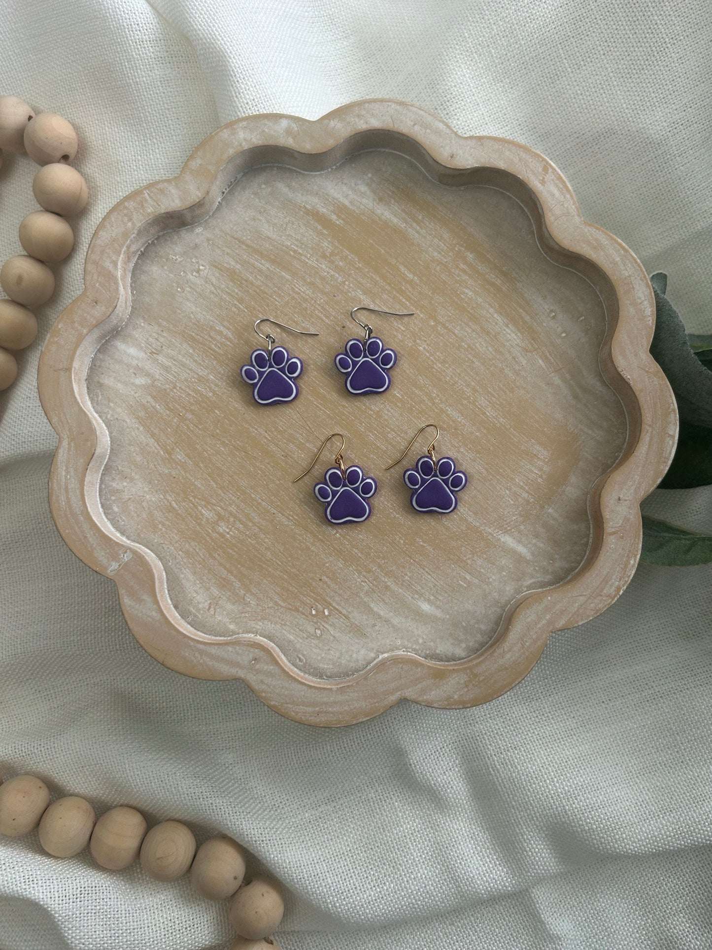 Paw Print Earrings