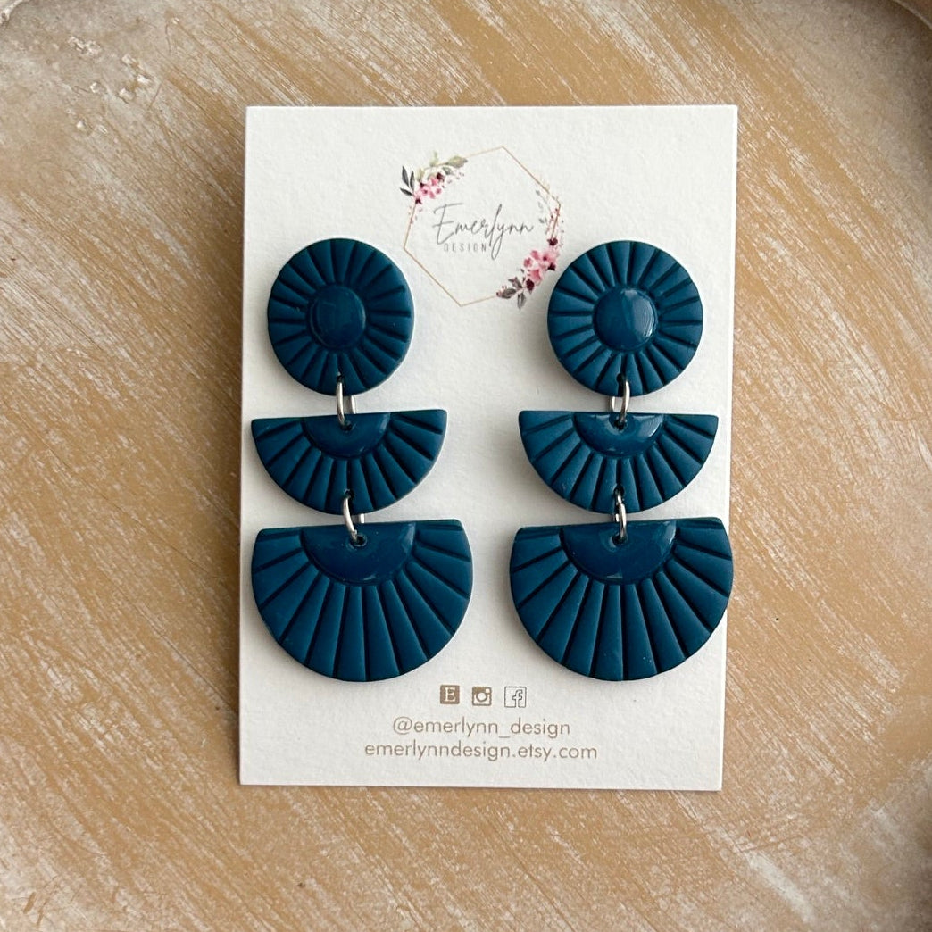 Deep Blue Earrings
