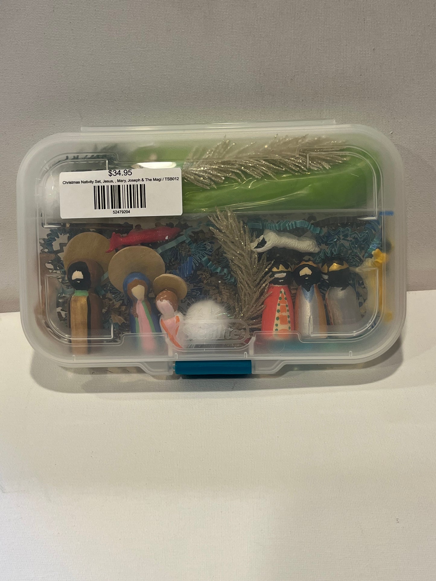 Sensory Box Small- Nativity Set- Mary, Joseph, Jesus, and Magi