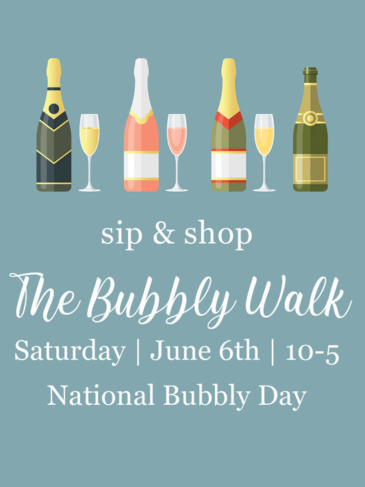 Join us for Sipping & Shopping