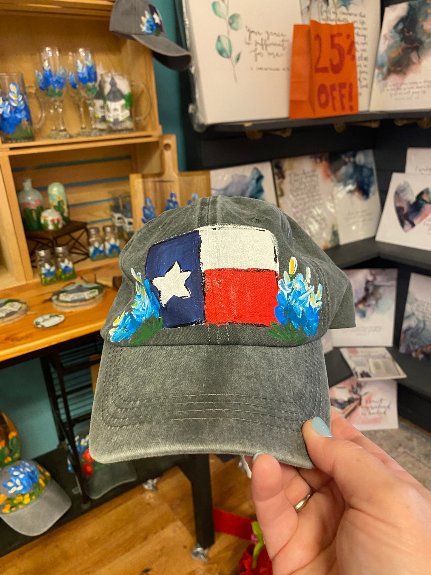Caps- wildflowers and cacti