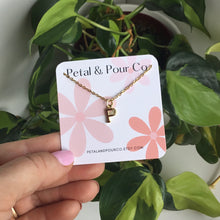 Initial Charm Necklace (Gold)