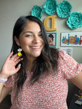 Earrings- Floral Lemon