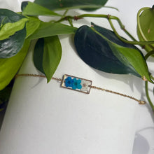 Real Flower Rectangle Bracelet