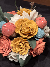 Sola wood flowers in ceramic container