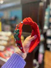 Red Christmas headband