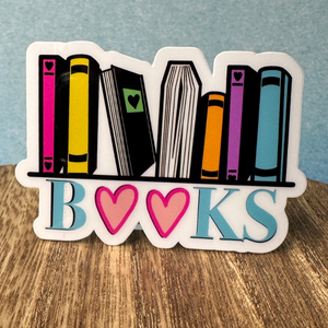 Book Lover Waterproof & UV-Resistant Sticker