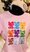 T-Shirts- Christmas Bows Short Sleeve