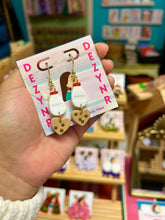 Earrings- milk and cookies