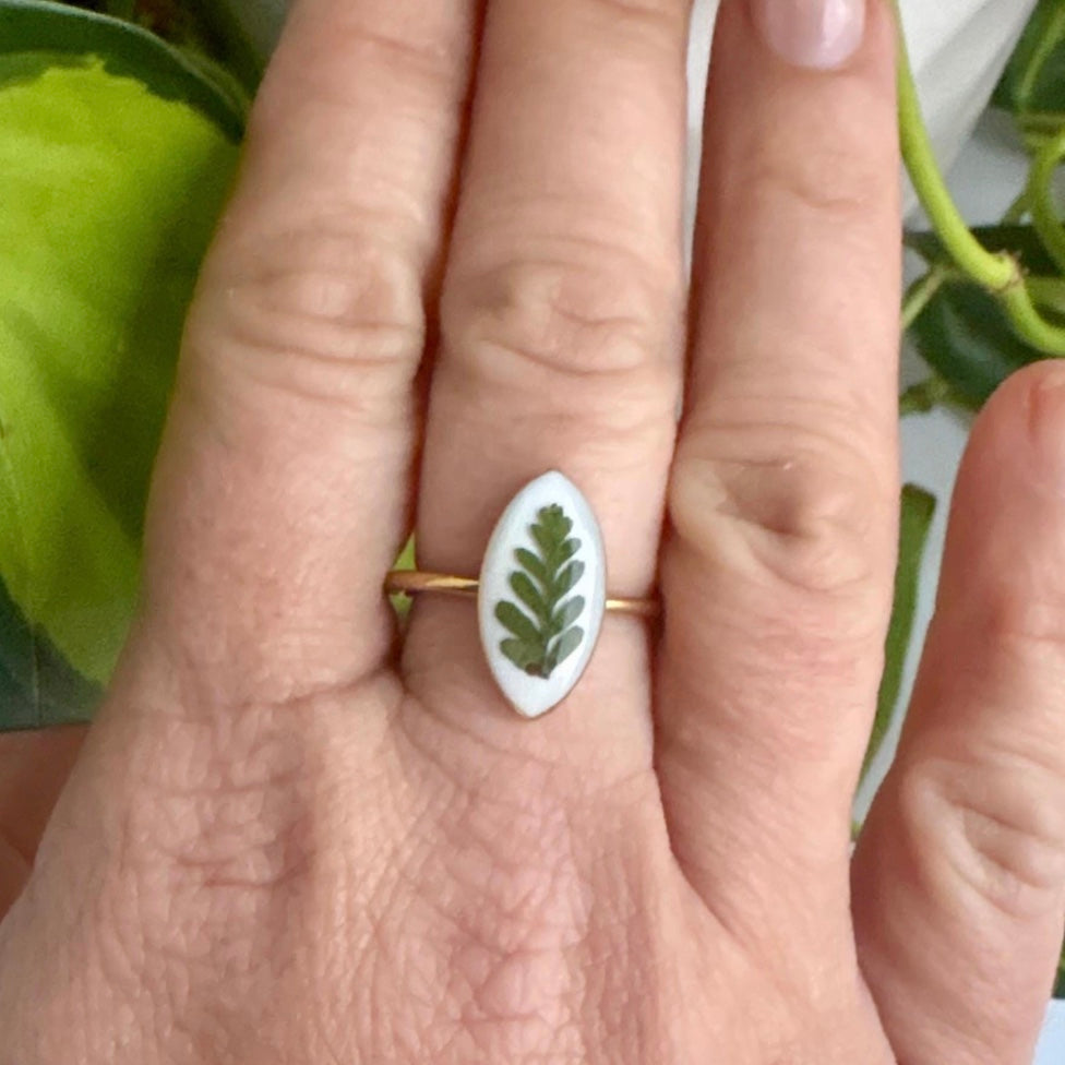 Real Fern Ring