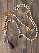 Lanyard - Halloween with pumpkin, bat, and witch hat charm