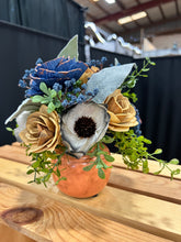 Sola wood flowers in ceramic container