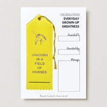 Award Ribbon- Unicorn In A Field Of Horses