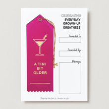 Award Ribbon - A Tini Bit Older