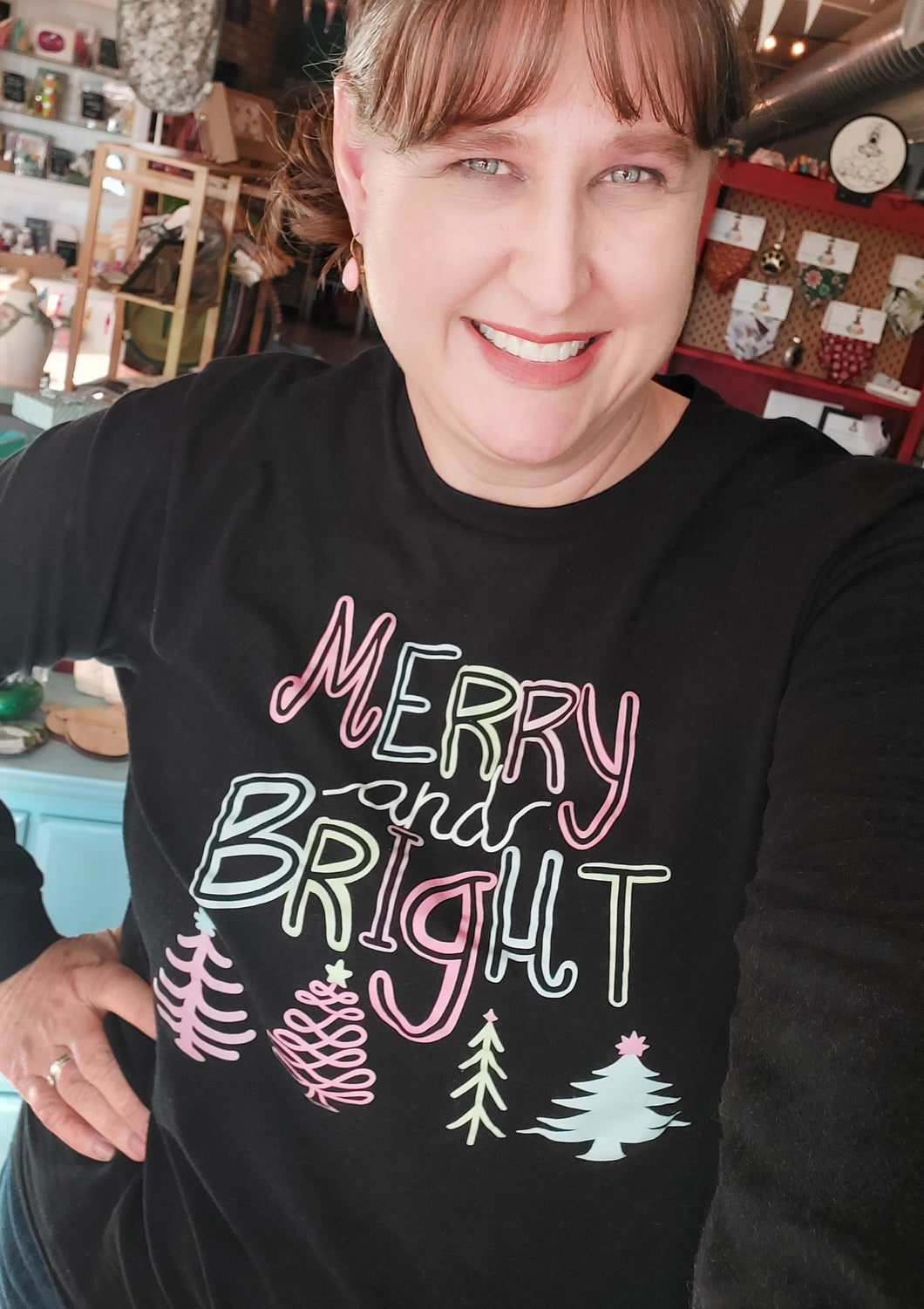 T-Shirts- Merry & Bright Long Sleeve