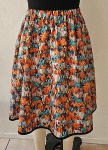 Women's Skirt- Pumpkins