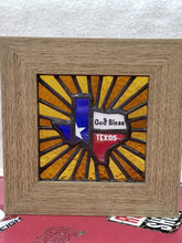 God Bless Texas small framed