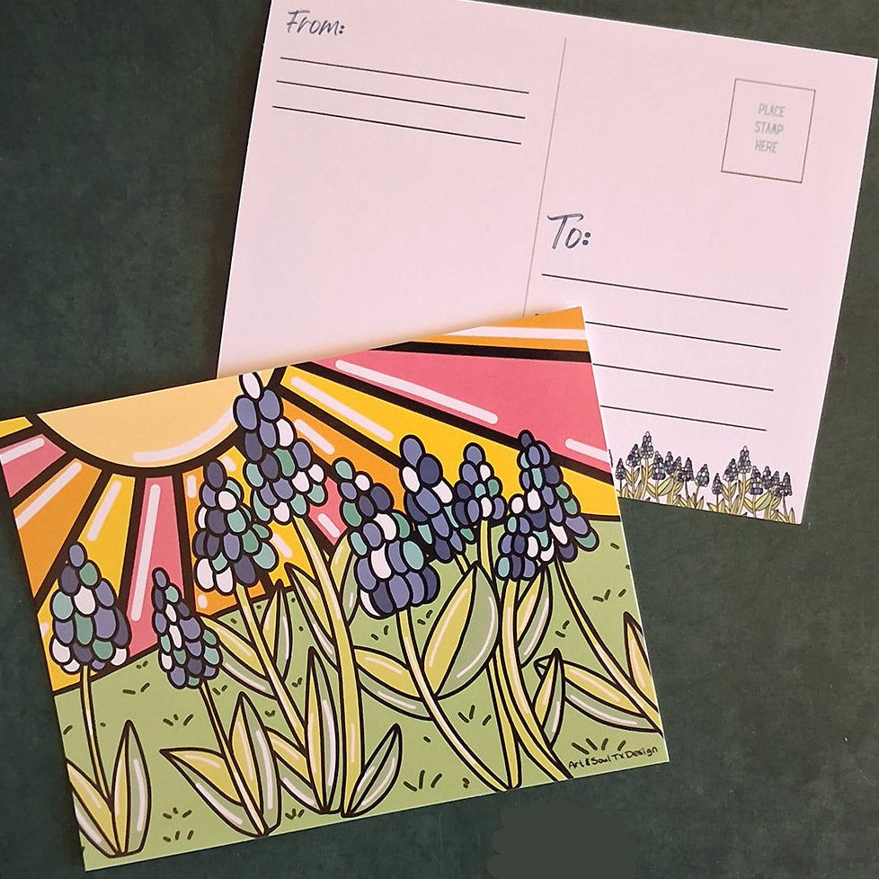 Postcards- Bluebonnets
