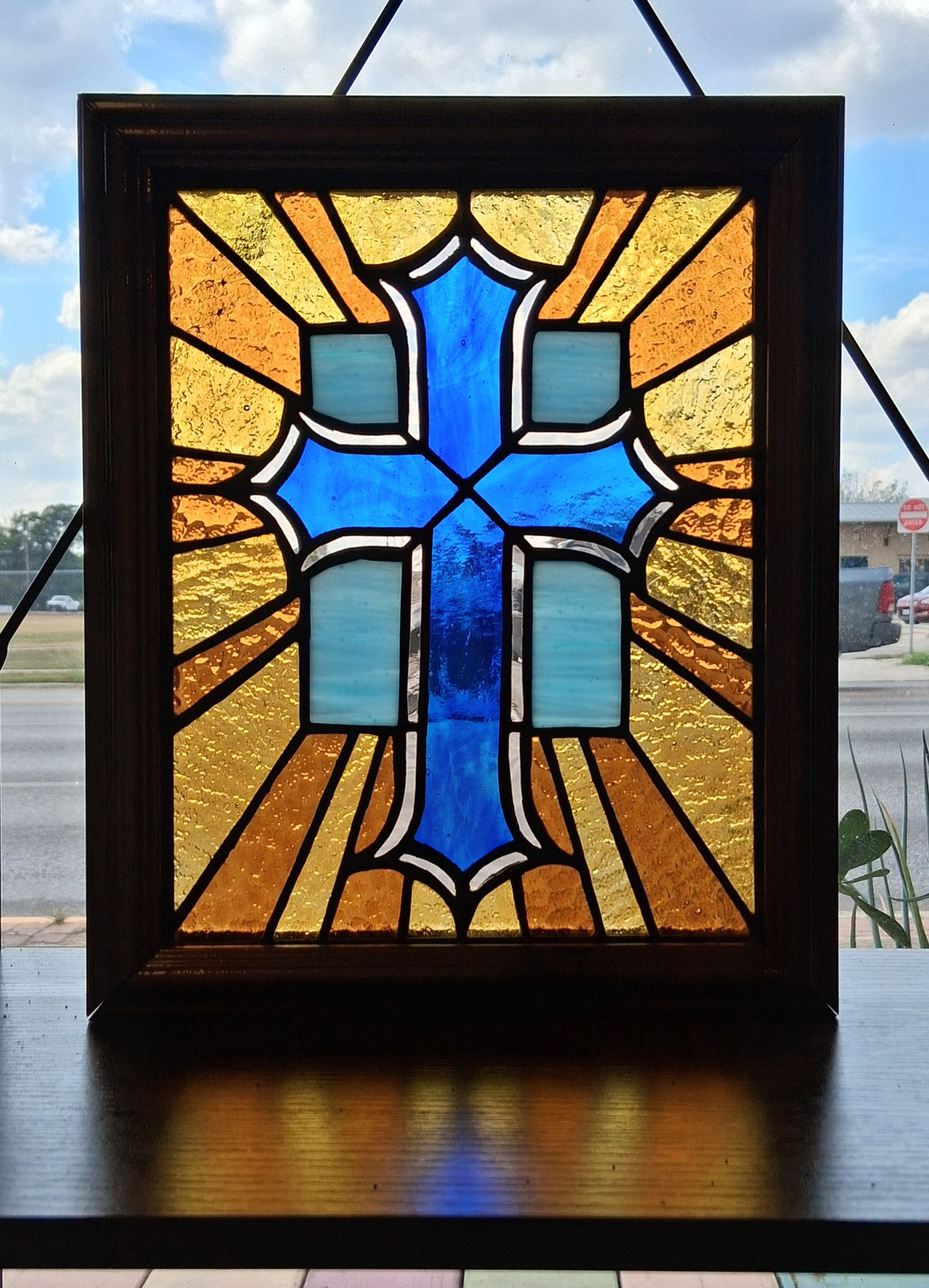 Blue Cross framed