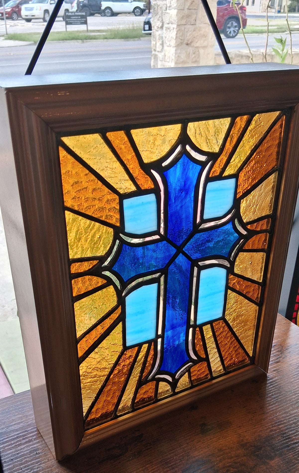 Blue Cross framed