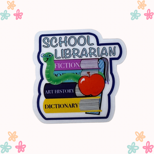 Librarian Waterproof Vinyl Sticker