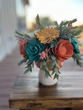 Sola wood floral arrangement in mushroom planter