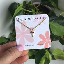 Initial Charm Necklace (Gold)