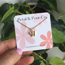 Initial Charm Necklace (Gold)