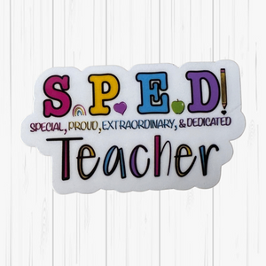 Stickers- SPED Teacher