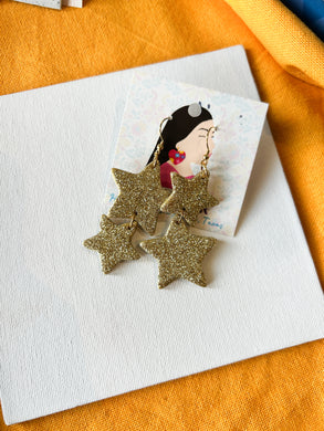 Earrings- Gold Stars