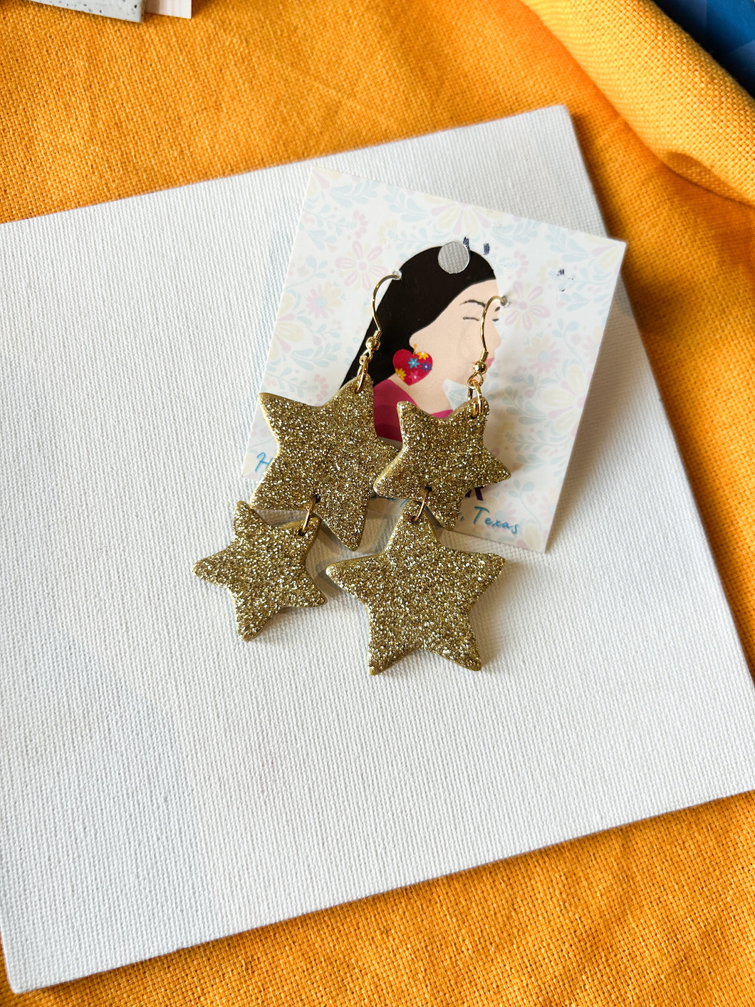 Earrings- Gold Stars