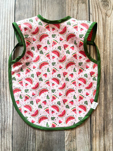 Bib Apron- Watermelon - 2 sizes