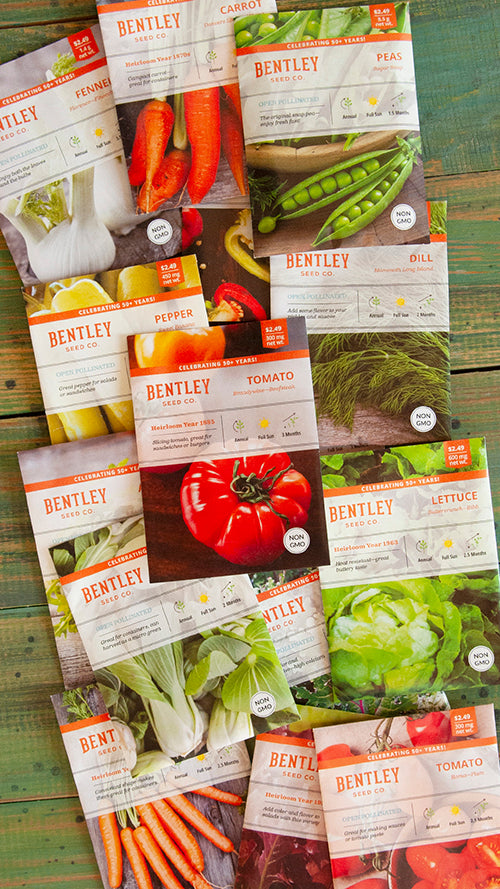 Seeds- veggies, herbs, and florals