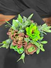 Sola wood flowers in small metal milk jug