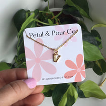 Initial Charm Necklace (Gold)