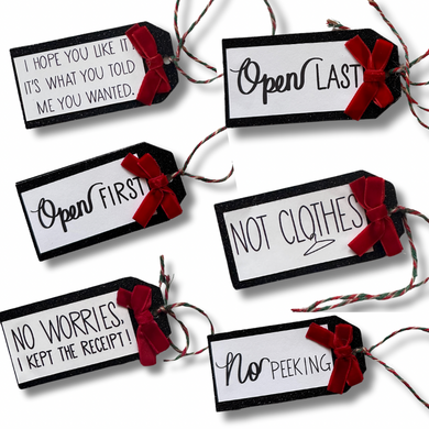 Funny & Sarcastic Christmas Tags