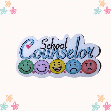 School Counselor Waterproof Vinyl Sticker