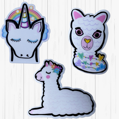 Stickers- Llama & Unicorn