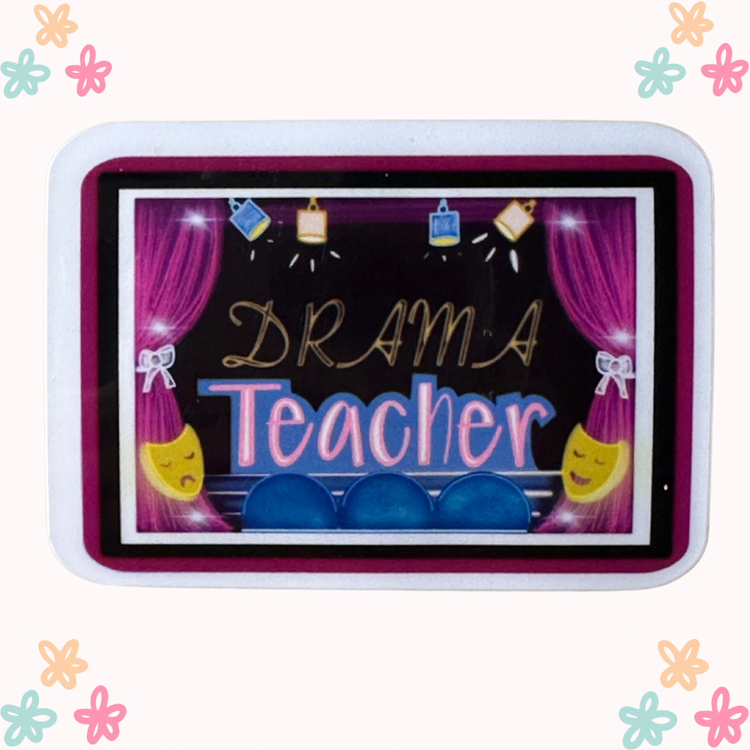 Drama Teacher Waterproof Vinyl Sticker
