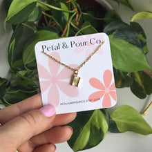 Initial Charm Necklace (Gold)