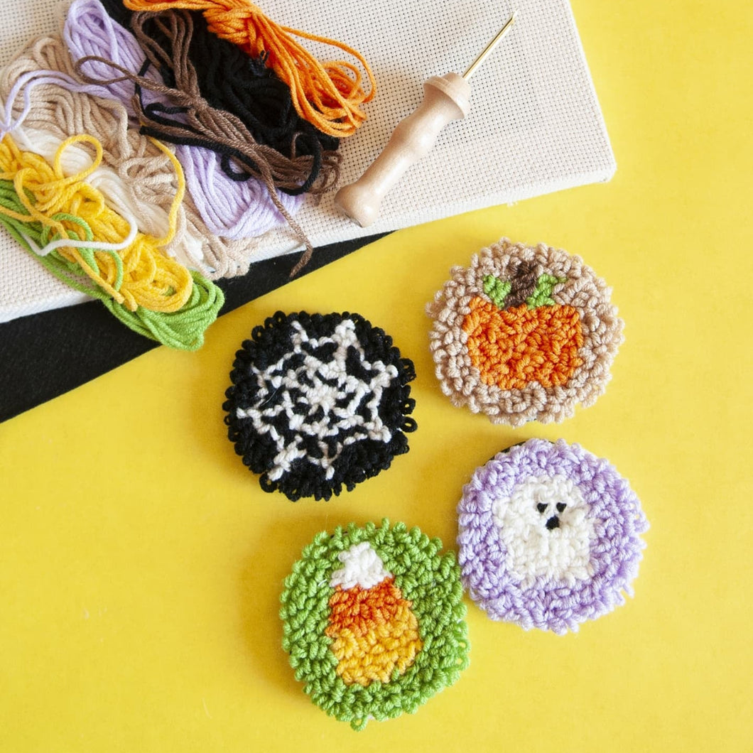 Halloween Fall Punch Needle Craft Kit