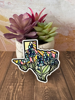 Magnets - Texas Bluebonnet Stainglass