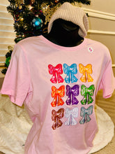 T-Shirts- Christmas Bows Short Sleeve