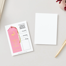 Award Ribbon - Flamingo in a Flock of Pigeons