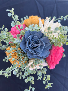 Sola wood floral arrangement in Fairy container